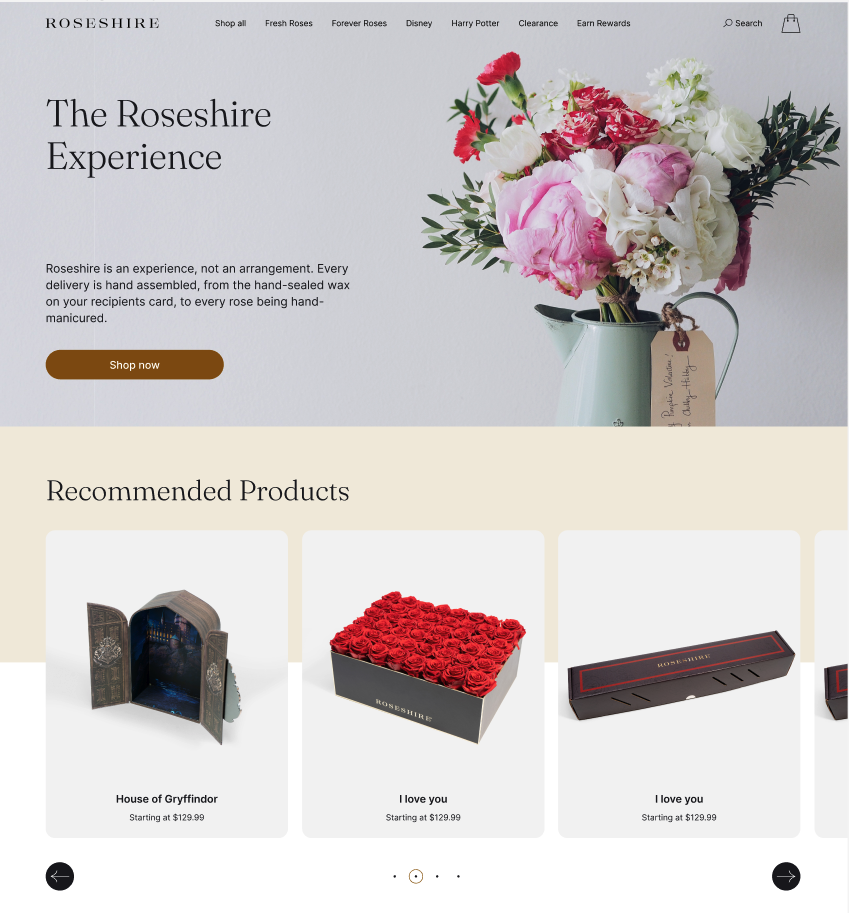 Roseshire homepage